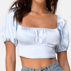 NWT Motel Rocks blue Kalua top